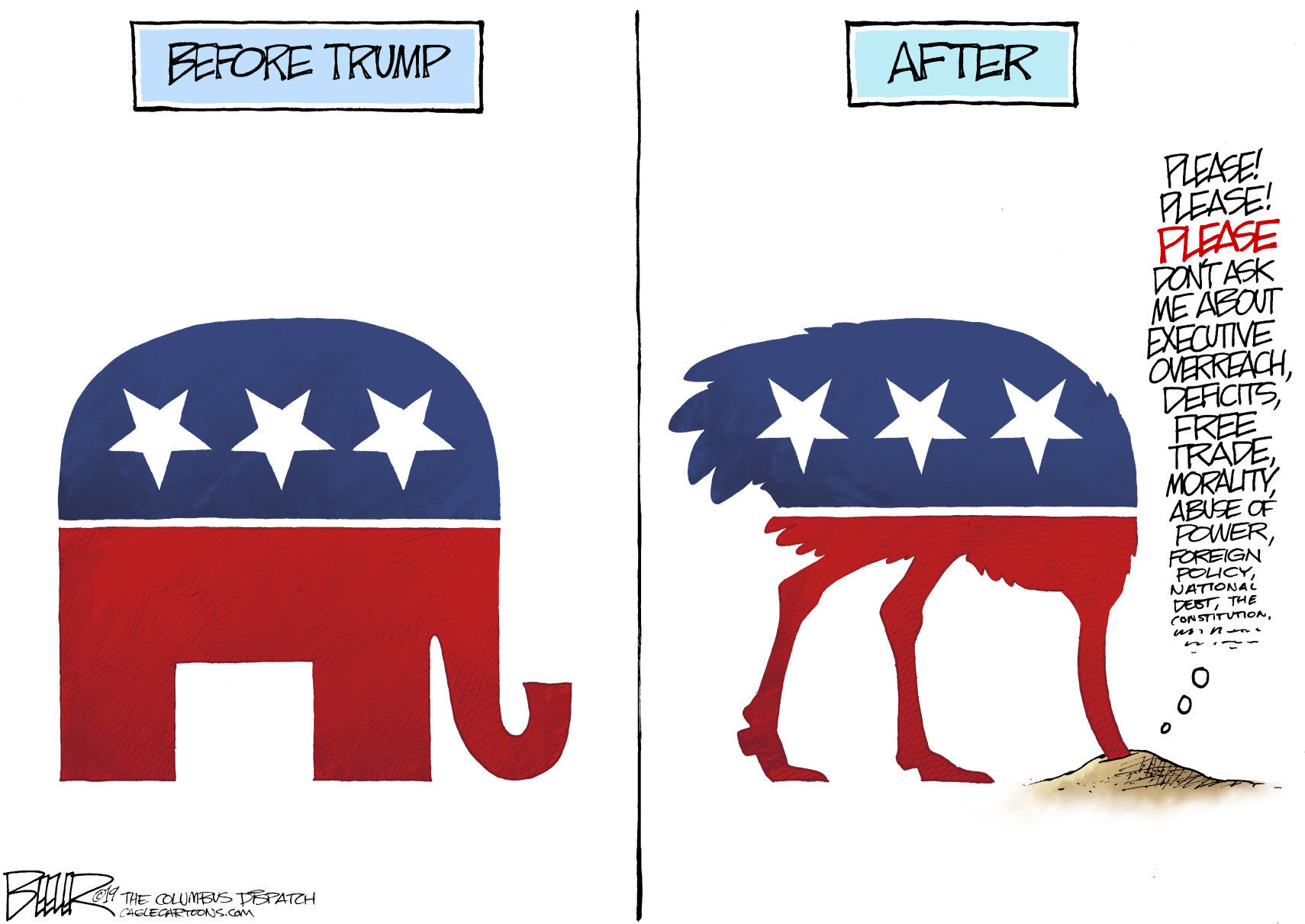 The New GOP by Nate Beeler, The Columbus Dispatch